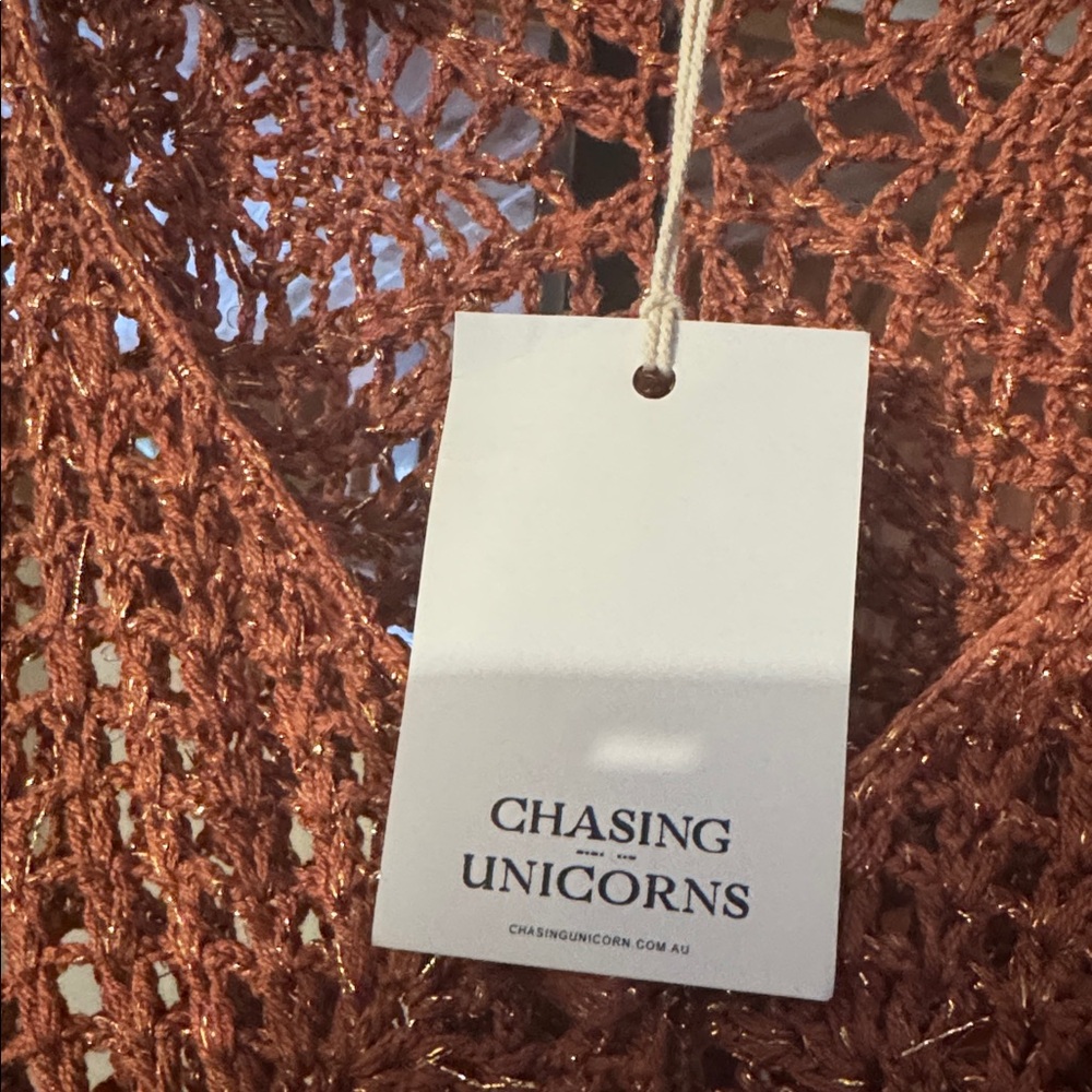 Chasing Unicorns Searching For My Love Crochet + Lurex Maxi Dress - Picture 8 of 15